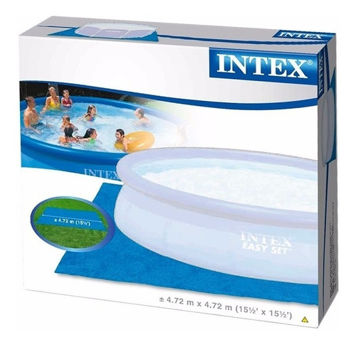 Tapiz Lona Alfombra Para Piletas Intex 472x472cm