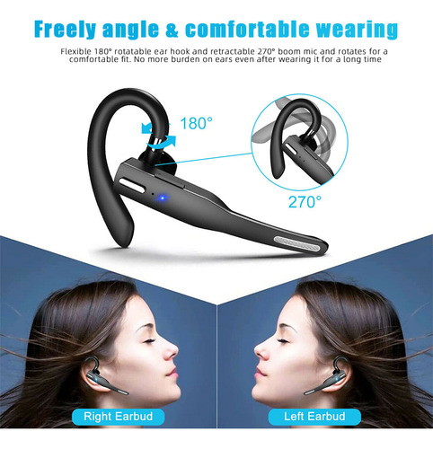 Auriculares Inalámbricos Bluetooth 5.1 Con Micrófono Dual Y