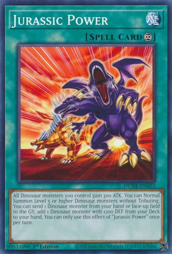 Jurassic Power (dune-en053) Yu-gi-oh!