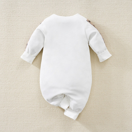 Enterizo Fresco Verano Mameluco De Algodón Blanco Para Bebé Blanco 9-12 M Lisa