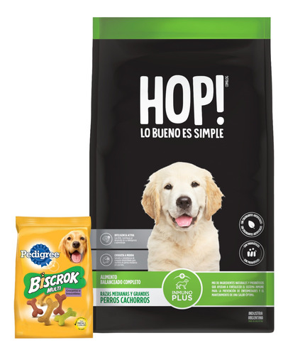 Alimento Perro Hop Cachorro Raza Grande 21 Kg + Promo!