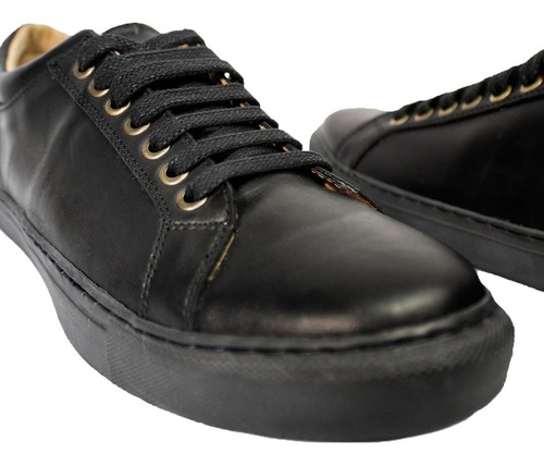 Imagen 5 de 10 de Zapatillas De Cuero Hombre Studebaker Goose