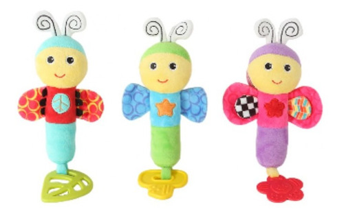 Peluche Sonajero Con Mordillo Varios Modelos My Baby Toys