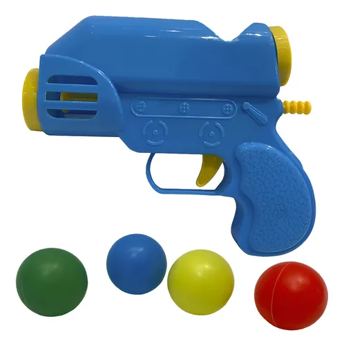 Pistola Lanza Pelotas De Juguete Pack X 10