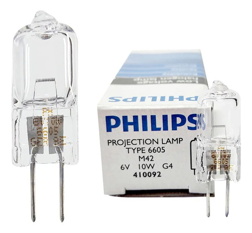 Lampada 6605 6v 10w Philips Byosystens Analytical A15 Cor Da