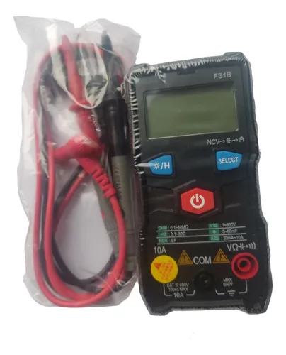 Tester Multimetro Digital Fs1b Medición Automática