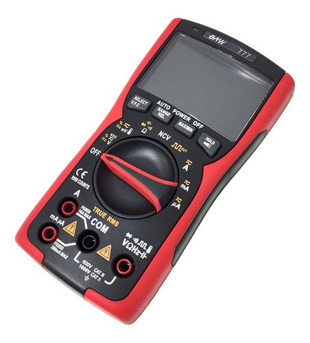Imagen 3 de 10 de Tester Multimetro Digital Baw Capacimetro True Rms Autorango