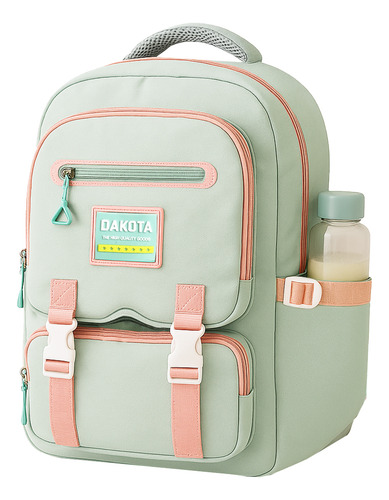 Mochila Infantil Dakota Blanco Escolar 17L Con Compartimentos