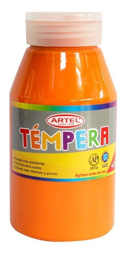 Frasco Tempera Artel 250ml - Todos Los Colores