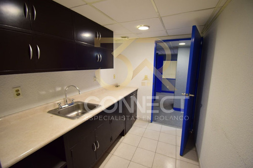 Oficina En Renta En Anzures 6c/2b/1e - Excelente Ubicación - 178m2