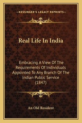 Libro Real Life In India: Embracing A View Of The Require...