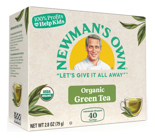 Newmans Own Organics Te Verde Real Organico, 40 Ct