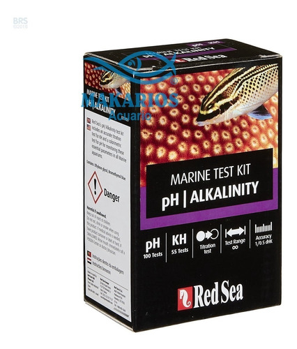 Ph Alkalinity Test Red Sea X100 Alcalinidad Acuarios Marinos