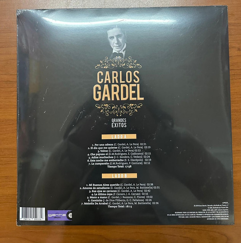 Vinilo Carlos Gardel Grandes Éxitos Nuevo Y Sellado