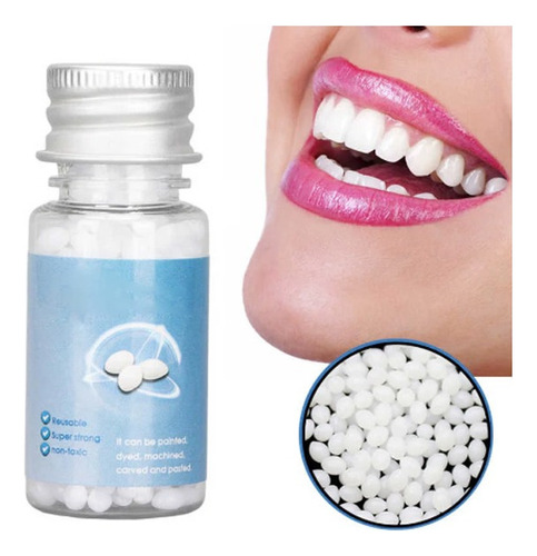 Cola Adesiva Dentes Espaços Dentes Postiços 30g