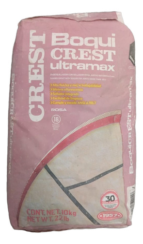 Boquicrest Ultramax 10kgs Rosa - Crest