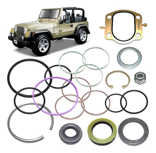 Jeep Wrangler 1996-2002 Kit Reparar Caja Dirección Hidráulic