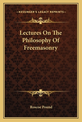 Libro Lectures On The Philosophy Of Freemasonry - Pound, ...
