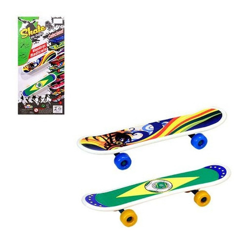 Mini Skate Board Com 02 Unidades / Envio Imediato*