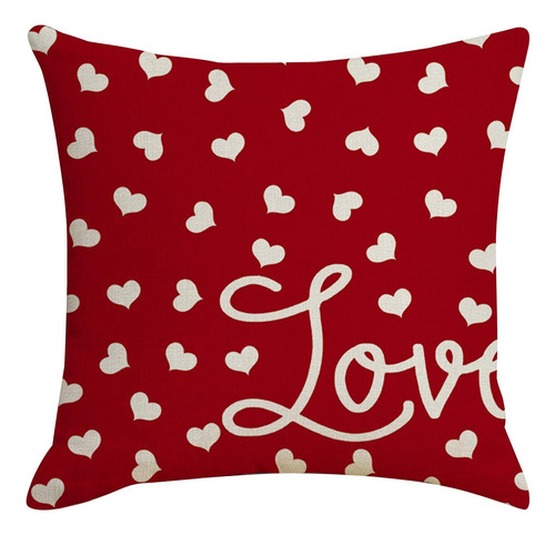Funda De Almohada Para El Día De San Valentín 2024, De Lino,