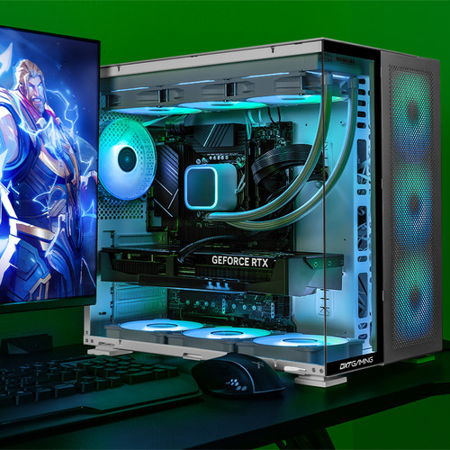 PC Gamer DXT GAMING Geforce RTX 5070 TI Intel Core I9 14900KF 64GB DDR5 SSD 2TB Sistema Liquido WIFI Silver