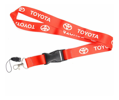 Lanyard / Llavero Toyota Rojo