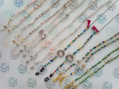 Imagen 6 de 7 de Cuelga Gafas Cuelga Tapabocas Cadena Accesorio Liviano