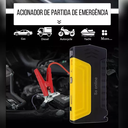 Powerbank automotivo - Auxiliador de partidas