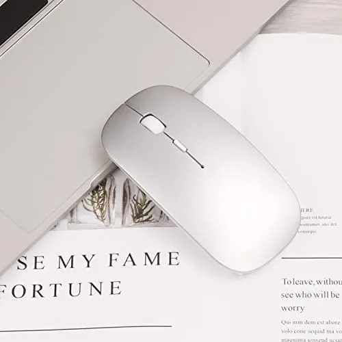 Mouse Inalámbrico Shuguotu, 2.4g Slim Mute Silent Click Mous