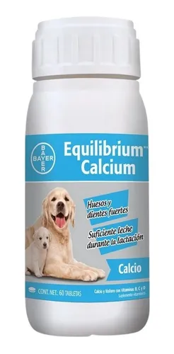 Equlibrium Calcio Bayer X 60 Suplemento Vitamina Perros Gato