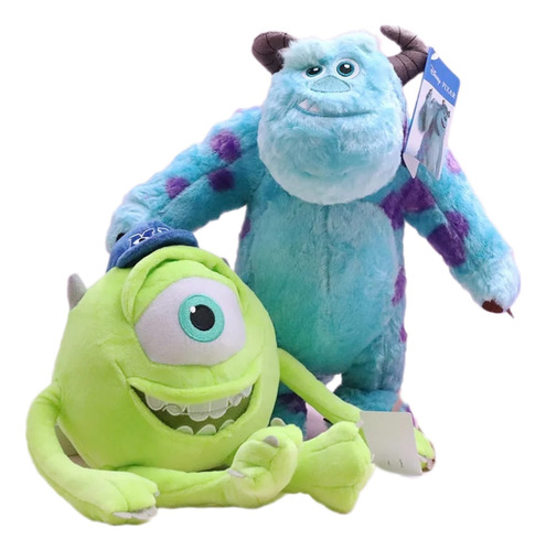 Peluches Mike Wazowski Y James Sullivan Sulley Monsters Inc