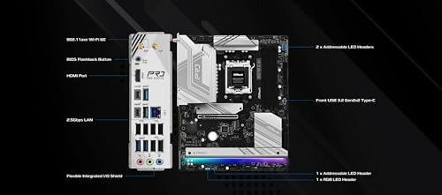 Asrock Amd B850 Pro Rs Wifi 6e Socket Am5 Ryzen Ddrmhz 256gb
