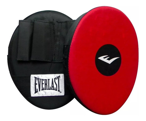 Focos Everlast Par De Manoplas Mitts Box Mma Kick Taekwondo