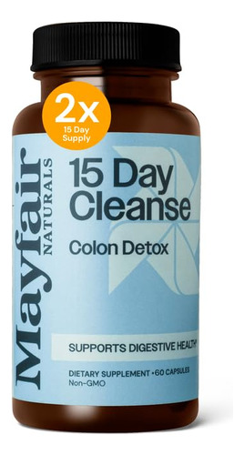 Mayfair Naturals 15 Day Cleanse Colon Detox, Suplemento Diet