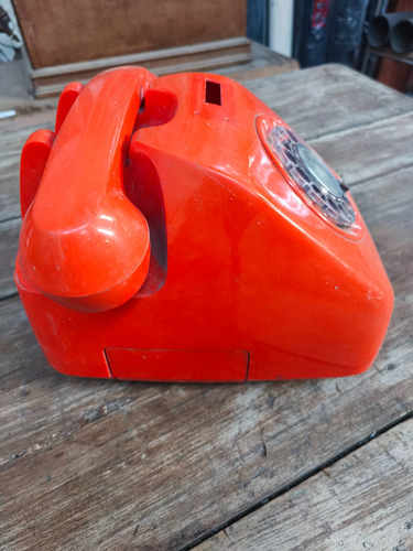 Antiguo Teléfono Retro Siap Semi Publico Entel Tamura Moneda Naranja (Usado)