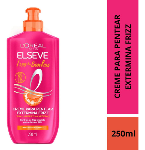 Kit Elseve Sh Cond 400ml Mascara E Creme Liso Dos Sonhos