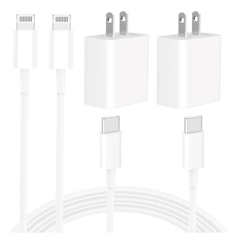 [apple Mfi Certified] iPhone Fast Charger, Rombica 2 Pack 20