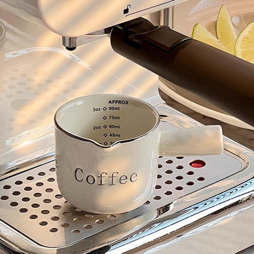 W Taza Medidora De Espresso Tazas De Cerámica De 90 Ml Para