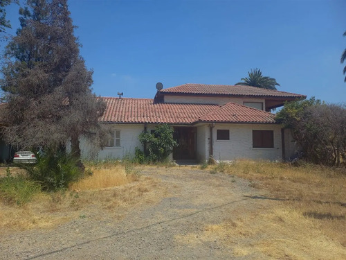 Parcela En Venta Con Casa De 2 Pisos En Colina. Condominio