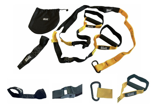 Imagen 1 de 10 de Cinta De Suspensión Trx Anclaje Acero Fitness Entrenamiento