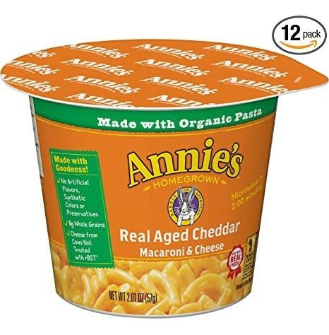 Macarrones Y Queso De Annie, Microondas Copas, Pasta Y Real