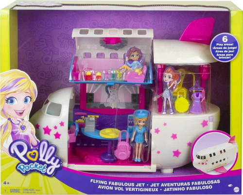 Polly Pocket Jet Privado De Polly Con Accesorios