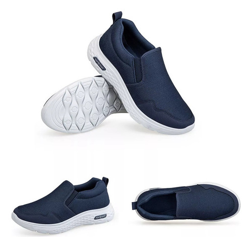 Zapatos Tenis Negros Mujer Y Hombres Pie Diabetico Cómodo A