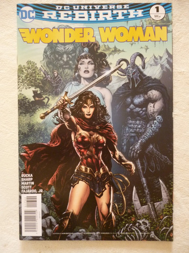 Wonder Woman # 1 Dc Comics Rebirth Televisa