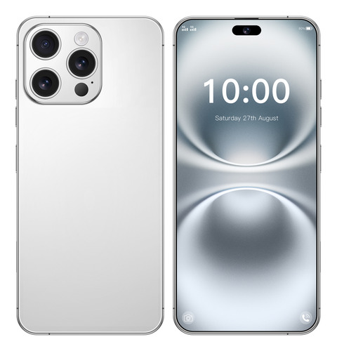 Teléfonos Inteligentes Android Baratos 4g I16 Pro Max 6.56 En Ram3gb Y Rom64gb Blanco