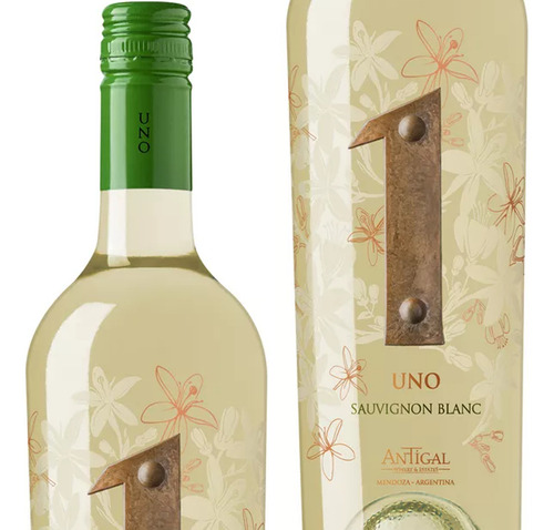 Vinho Branco Argentino Antigal Uno Sauvignon Blanc 750ml