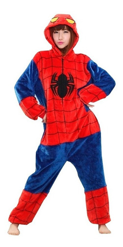 Homem Aranha Spider Man Pijama Kigurumi - Pronta Entrega