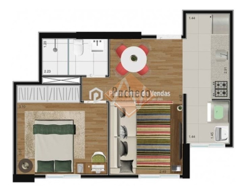 Imagem 3 de 3 de Apartamento Na Vila Carrão, 50 M², 02 Dormitórios, 01 Vaga, R$ 339.000,00 - 2488