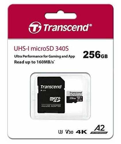 Tarjeta De Memoria De Alto Rendimiento Microsdxc 340s De 256