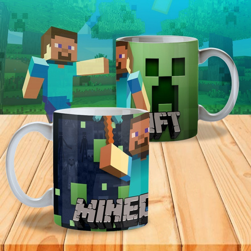 Taza Minecraft Sublimada M.4